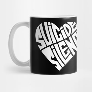 Suicide band warp text Mug